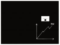 Glassboard Black 60x80cm