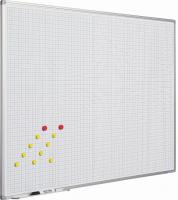 Geruit bord 5x5 / 60x90cm
