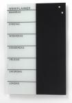 Glazen weekplanner