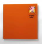 Oranje glassboard 45x45cm