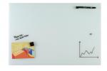 Glassboard NAGA wit 40x60cm