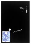 Glassboard NAGA zwart 40x60cm