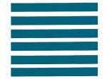 Blauwe magnetische strips 5mm x 300mm, 12 stuks