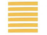 Gele magnetische strips 5mm x 300mm, 12 stuks