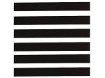 Zwarte magnetische strips 5mm x 300mm, 12 stuks
