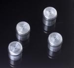 Aluminium magneet met rubber ring 4 stuks