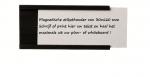 Magnetische etikethouders 30x120 mm, 9 stuks