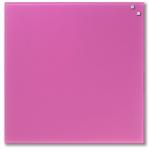Glassboard NAGA pastel roze 45x45cm