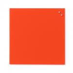 Glassboard NAGA tomaat rood 45x45cm