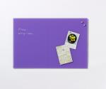 Glassboard NAGA donker paars 40x60cm