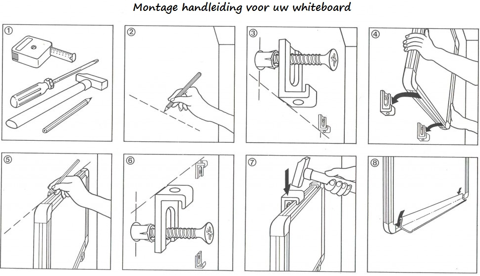 naald band duidelijkheid Whiteboard 100x200cm Classic