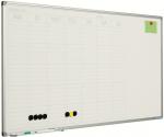 TOP ACTIE : Weekplanbord 60x120cm voor 5 weken met gratis magnetische strips