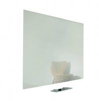 Glasbord Premium met onzichtbare ophang, wit 120x200 cm
