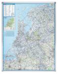 Wegenkaart Falkplan Nederland op whiteboard 101 x 130 cm