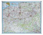 Wegenkaart Falkplan België op whiteboard 101 x 121 cm