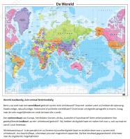 WERELDKAART OF LANDKAART OP WHITEBOARD GEDRUKT & voorbeelden