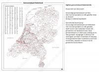 PROVINCIE, STAD OF GEM. KAART OP WHITEBOARD GEDRUKT & voorbeelden