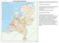 PROVINCIE, STAD OF GEM. KAART OP WHITEBOARD GEDRUKT & voorbeelden