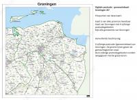 PROVINCIE, STAD OF GEM. KAART OP WHITEBOARD GEDRUKT & voorbeelden