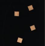 Strong steel magnet square - Copper 4 p