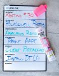 Weekplanner whiteboard
