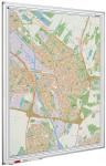 Landkaart stadskaart van Utrecht op whiteboard gedrukt 90x120 cm