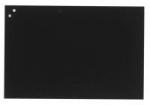 Glass board 120x100 cm. - Black