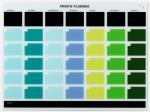 Glassboard maandplanner kleur