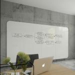 Whiteboardwand Visuwall afm. 198 x 392 cm  