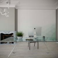 Whiteboard frameless rechte hoeken 98 x 198 cm 