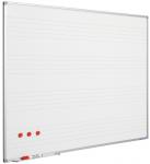 Whiteboard met muzieklijnen 120x200cm