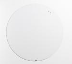 Glassboard Pure White rond 100cm