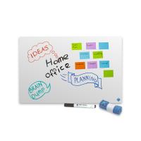 Smit Visual frameless whiteboard emailstaal wit 100x150cm