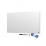 Smit Visual frameless whiteboard emailstaal wit 100x100cm