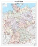 Wegenkaart Duitsland op whiteboard 150x120cm